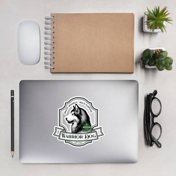 Warrior Dog sticker
