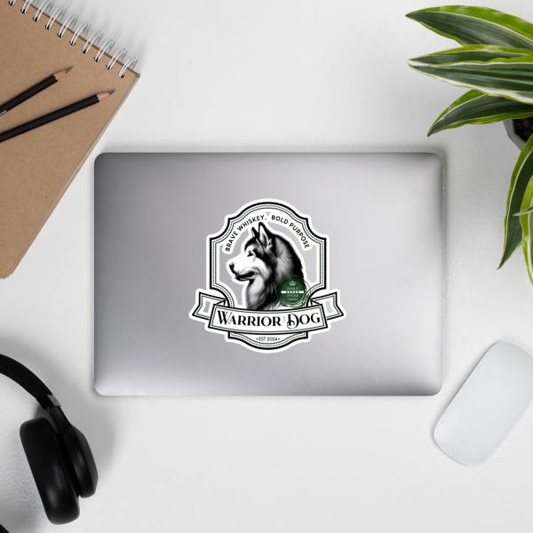 Warrior Dog sticker - Image 3