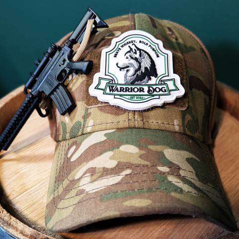 Warrior Dog Spirit Premium PVC Velcro Patch